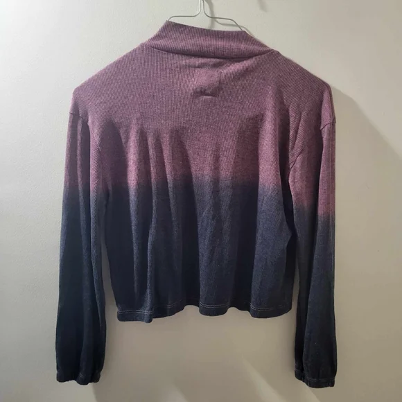 CHASER NWT WOMENS XS TOP RIBBED PURPLE - Picture 4 of 7